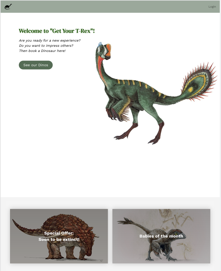 get your T-Rex homepage